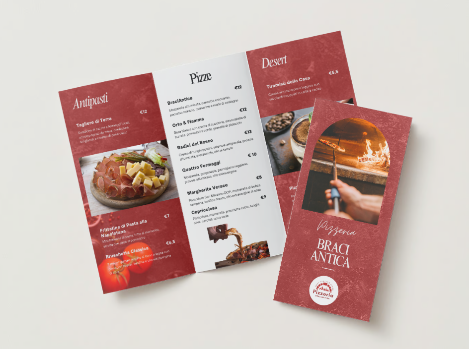 Brochure pizzeria